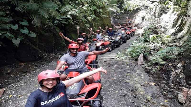 Kuber Bali ATV Adventure – ATV Tunnel and Waterfall Bali